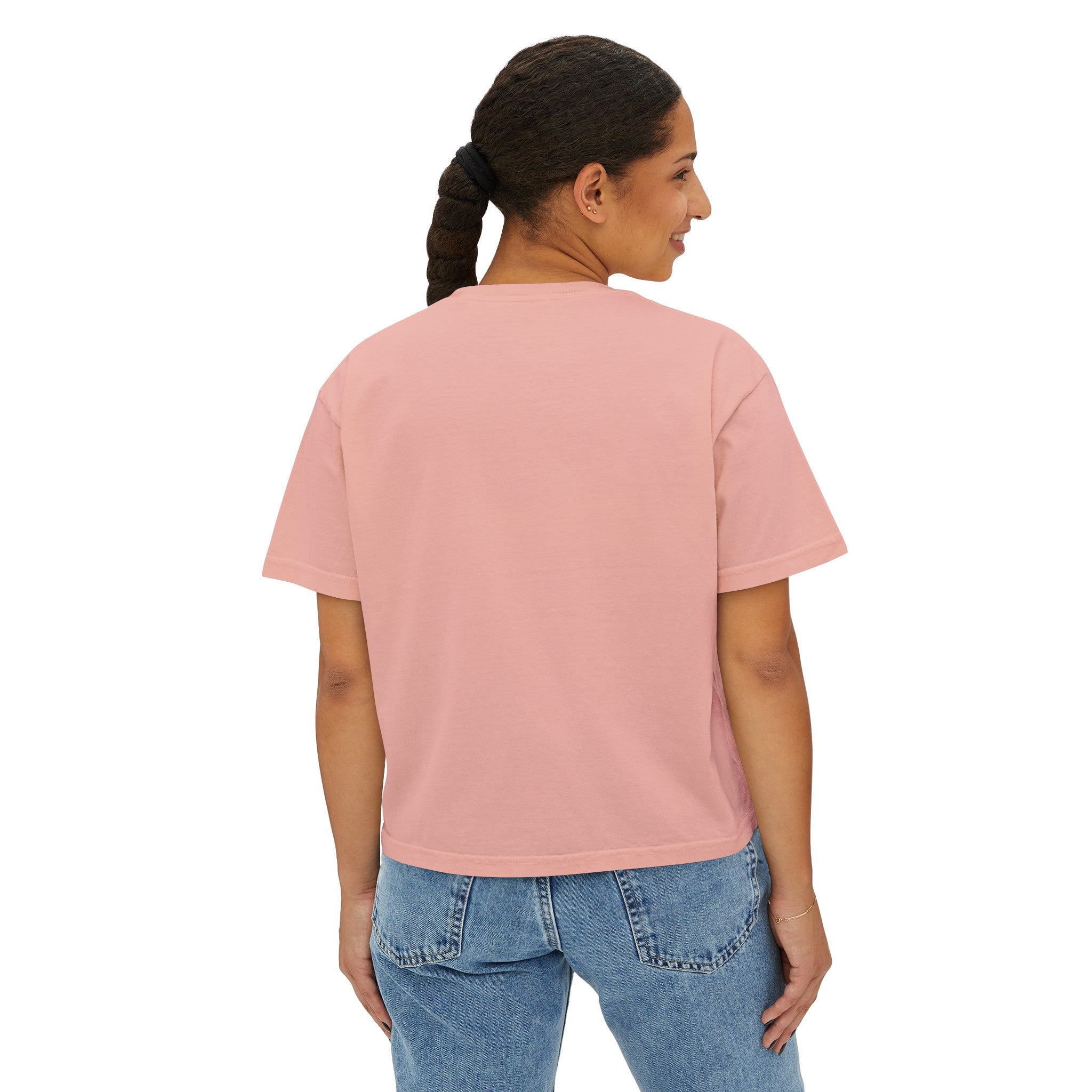 Music Is Life Women's Boxy Crop Tee