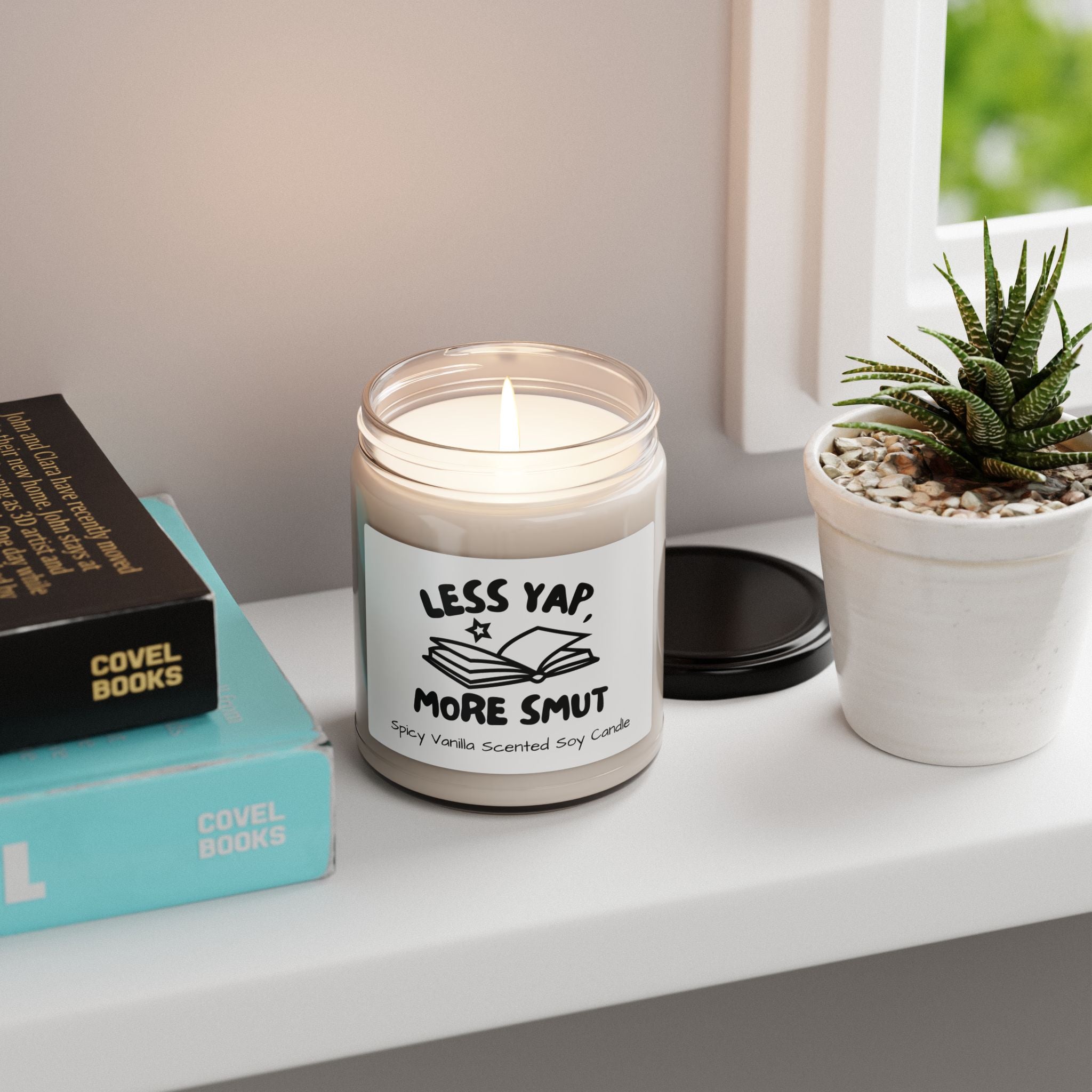 Less Yap, More Smut Juicy Apple Scented Soy Candle -