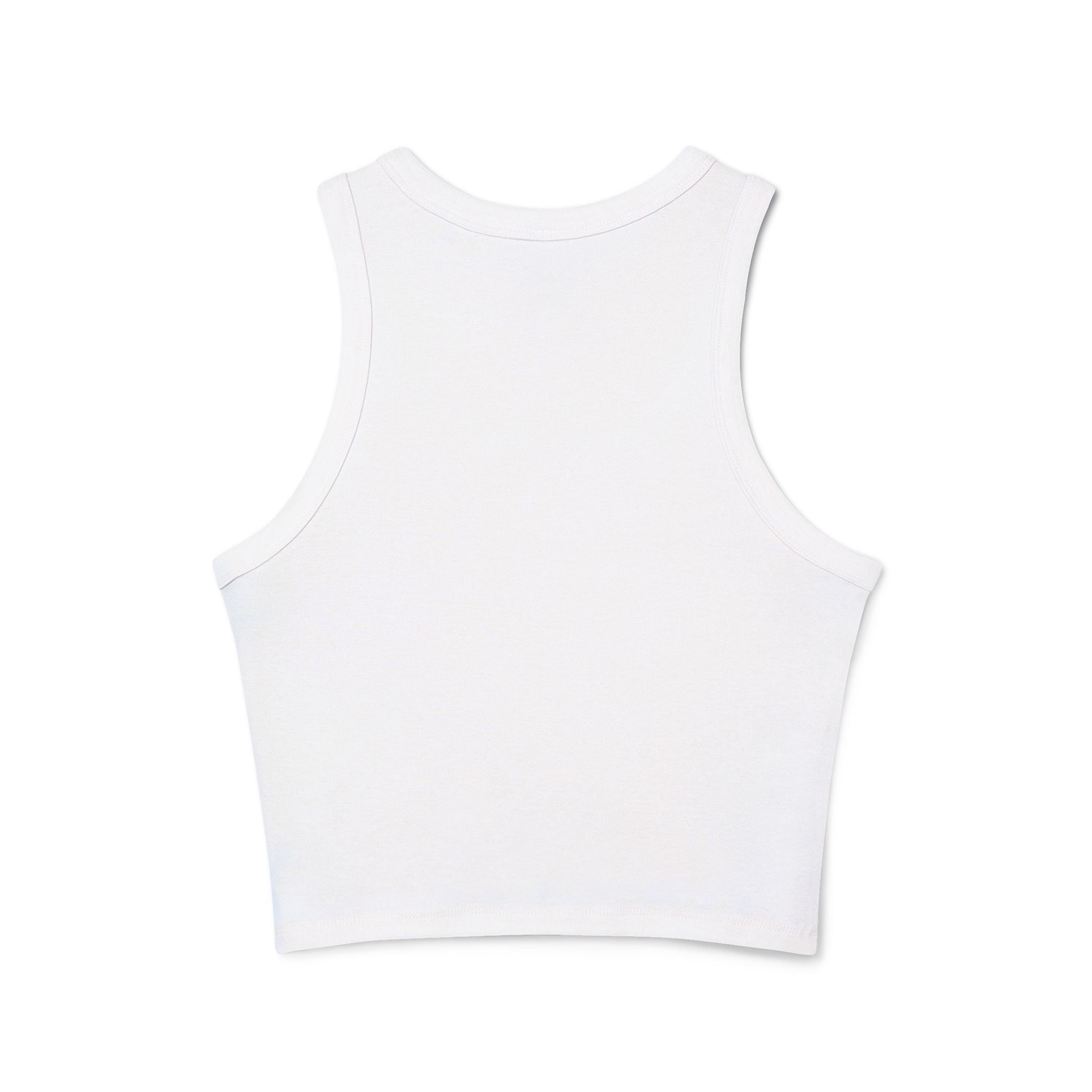 Pilates Club Women's Micro Rib Racer Tank Top - Stylish Workout Tee