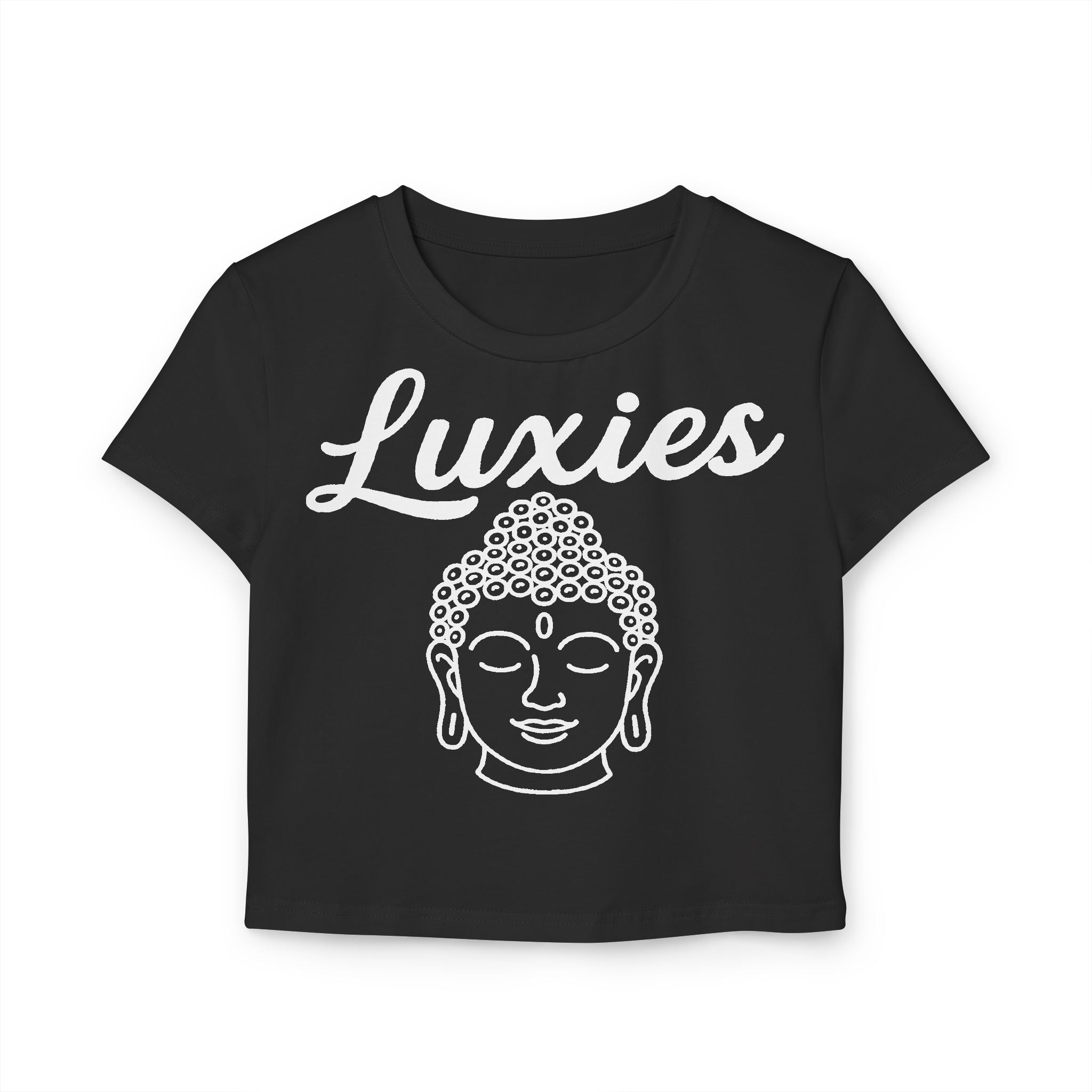 Luxies Buddha Graphic Organic Cotton Baby Tee - Luxies Members Only Tee