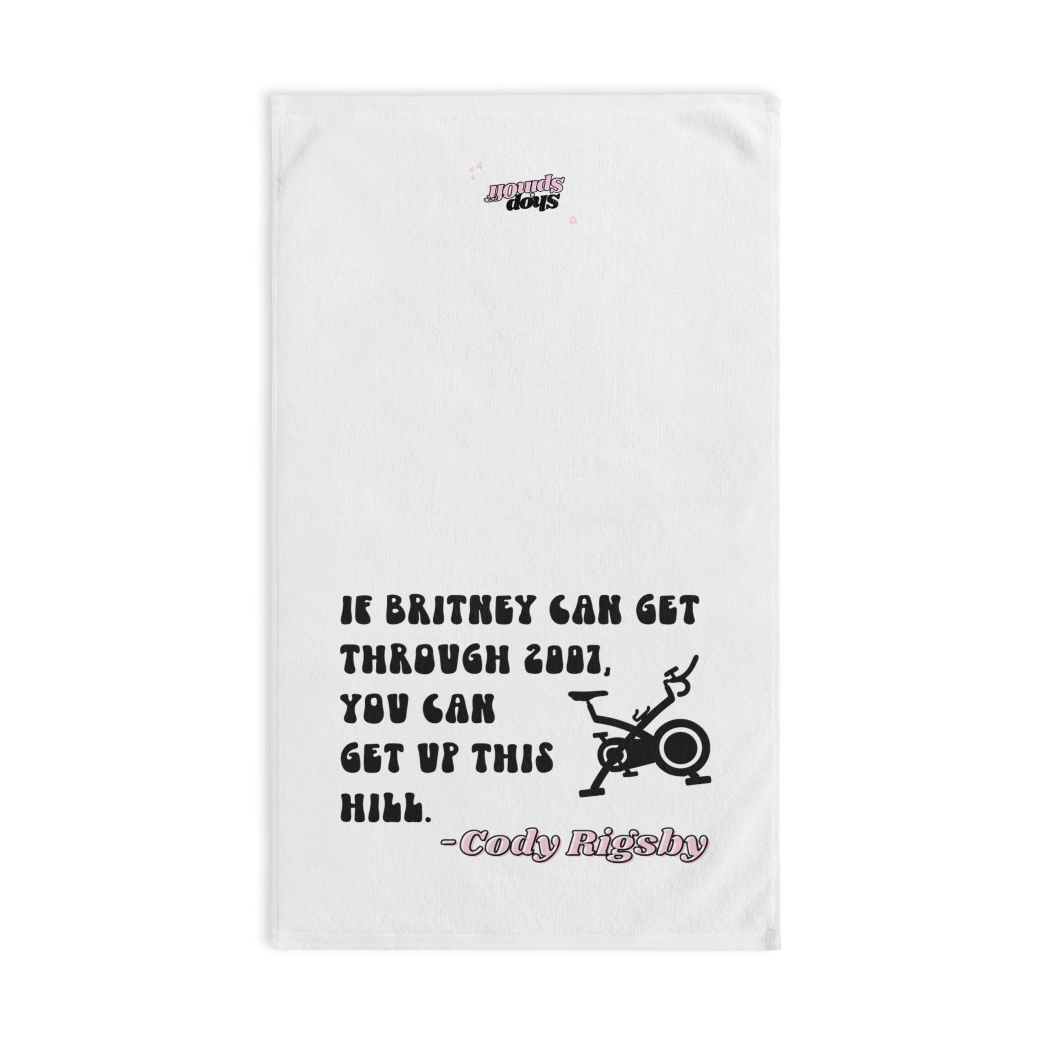 Britney 2007 Hand Towel | Cody Rigsby Inspired Workout Towel