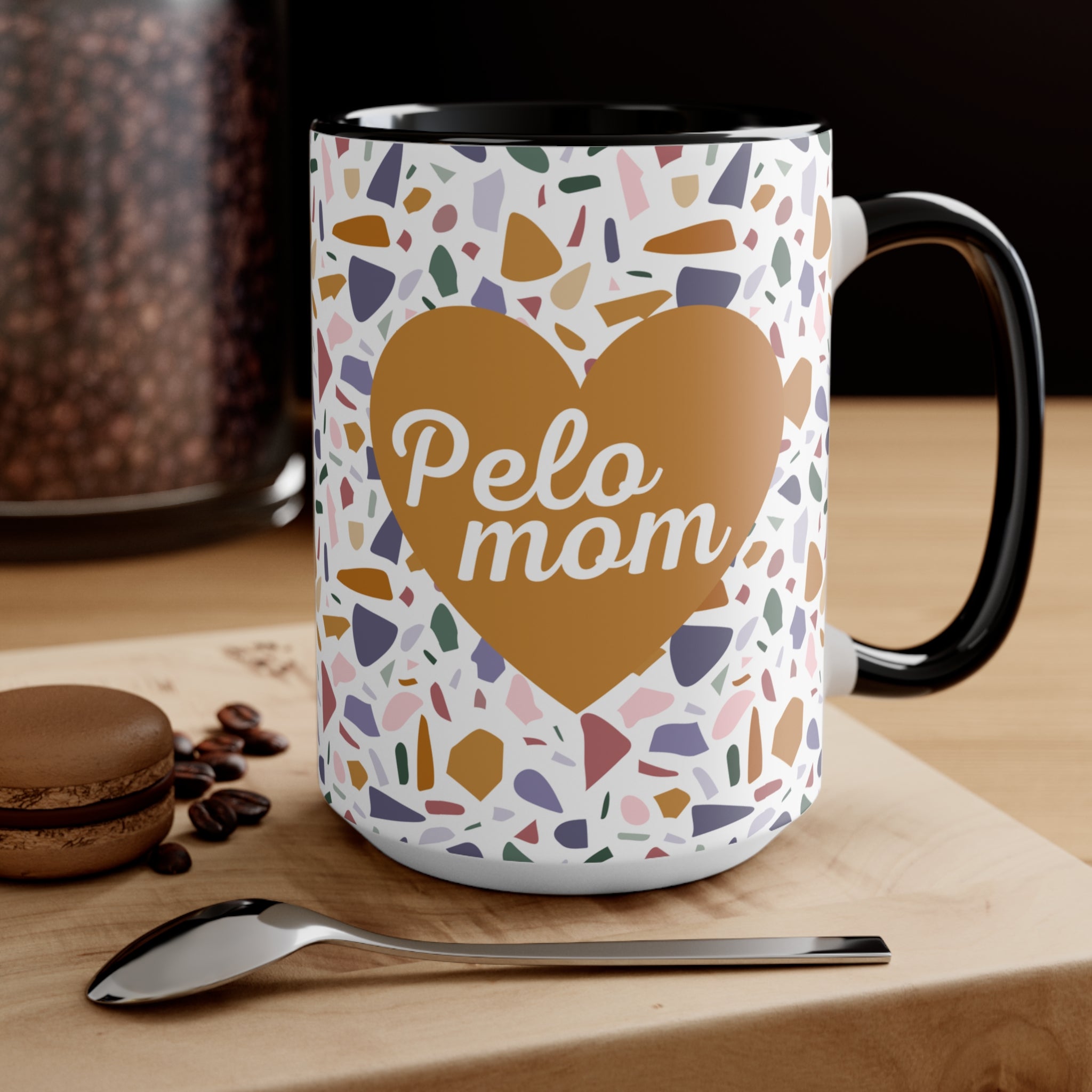 Pelo Mom Terrazzo Accent Mug