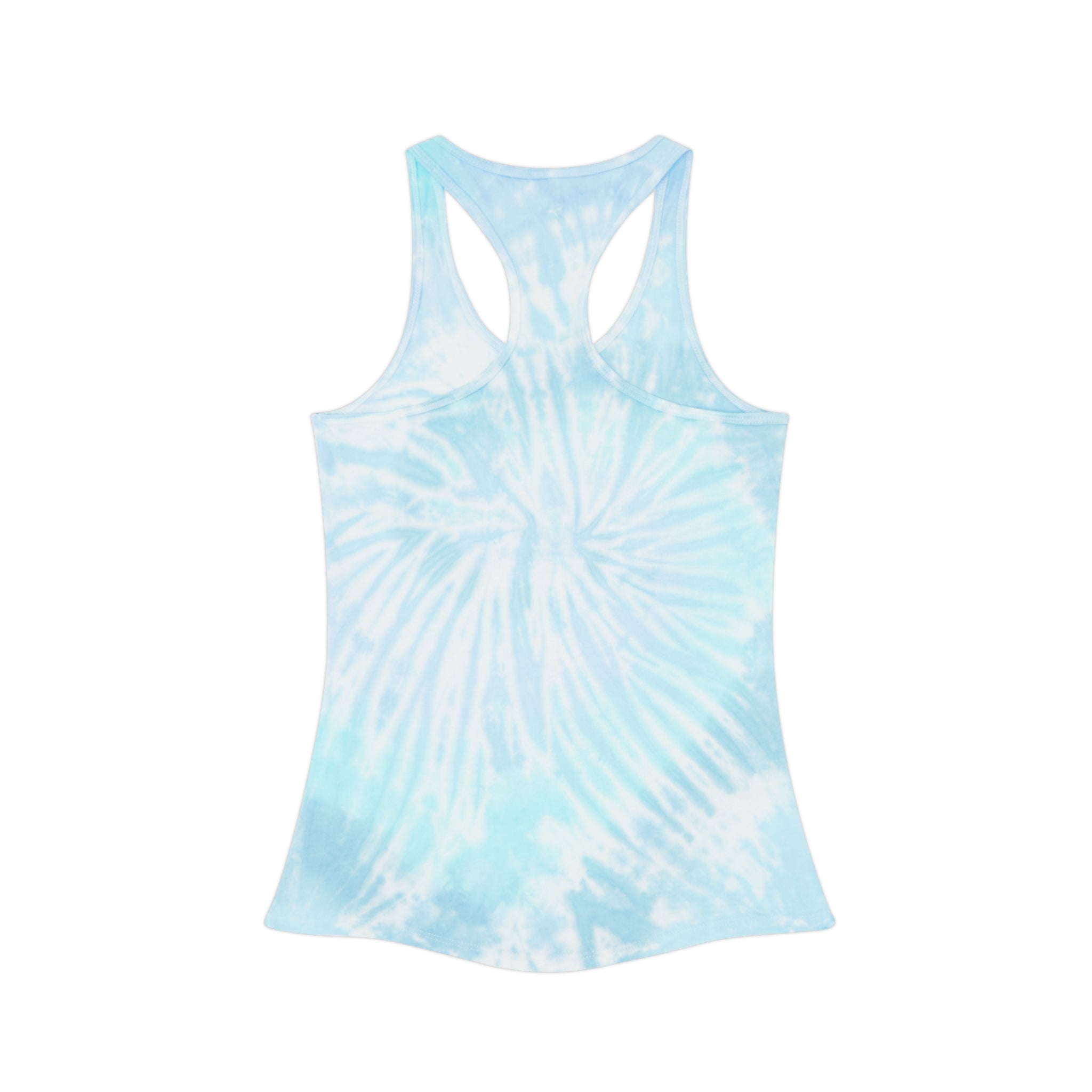 BYOE Bring Your Own Energy Tie Dye Racerback Tank Top | Callie Gulikson quote tank top