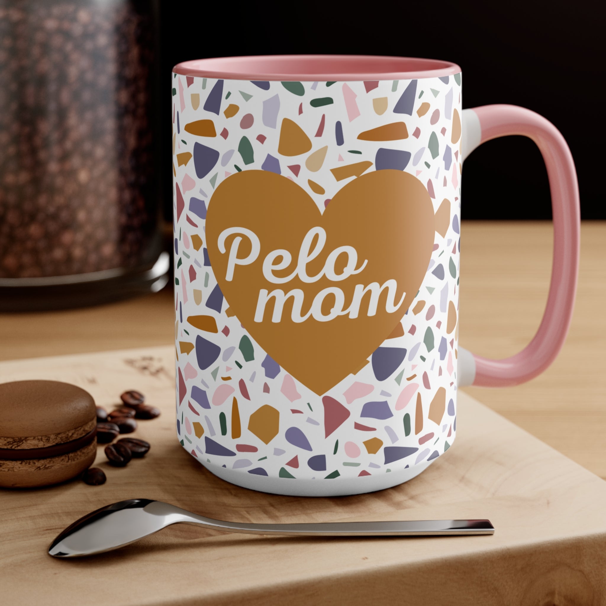 Pelo Mom Terrazzo Accent Mug