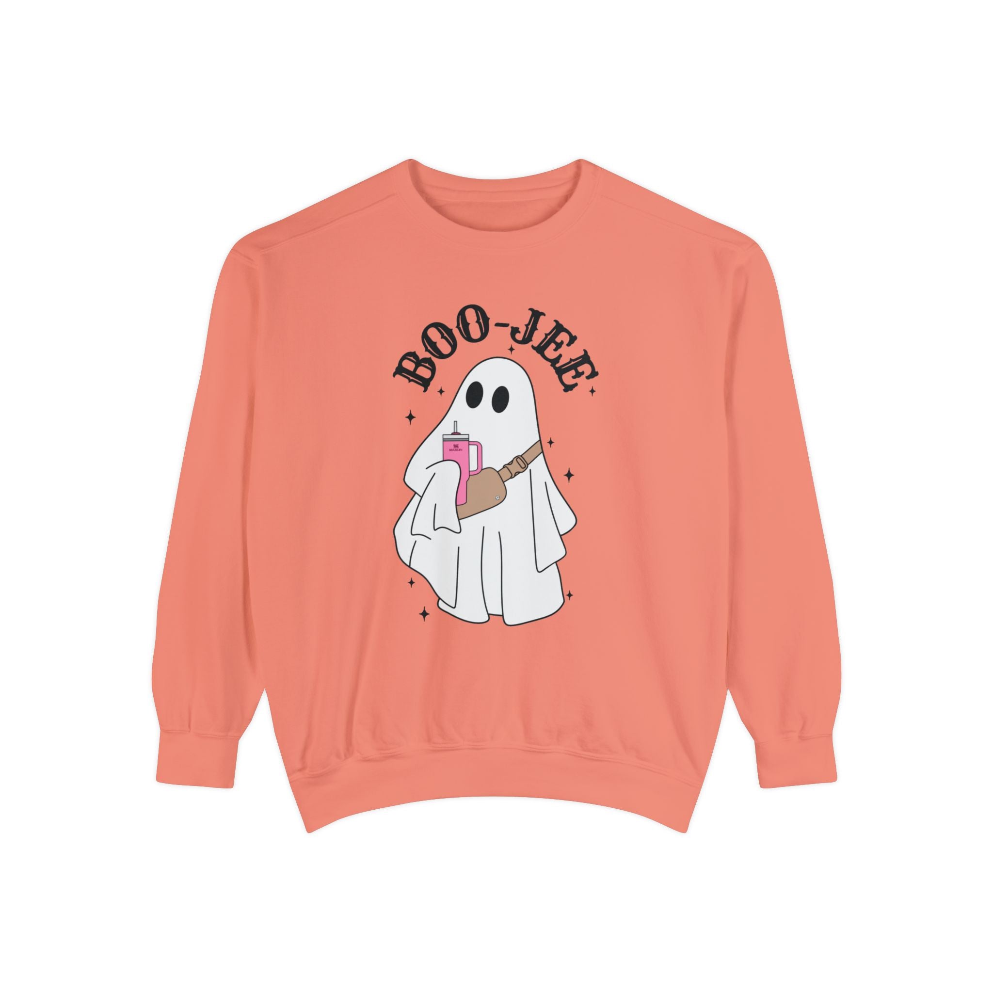 Boo-Jee Garment-Dyed Sweatshirt | Funny Boojee sweatshirt for fall halloween | Boujee Bougie