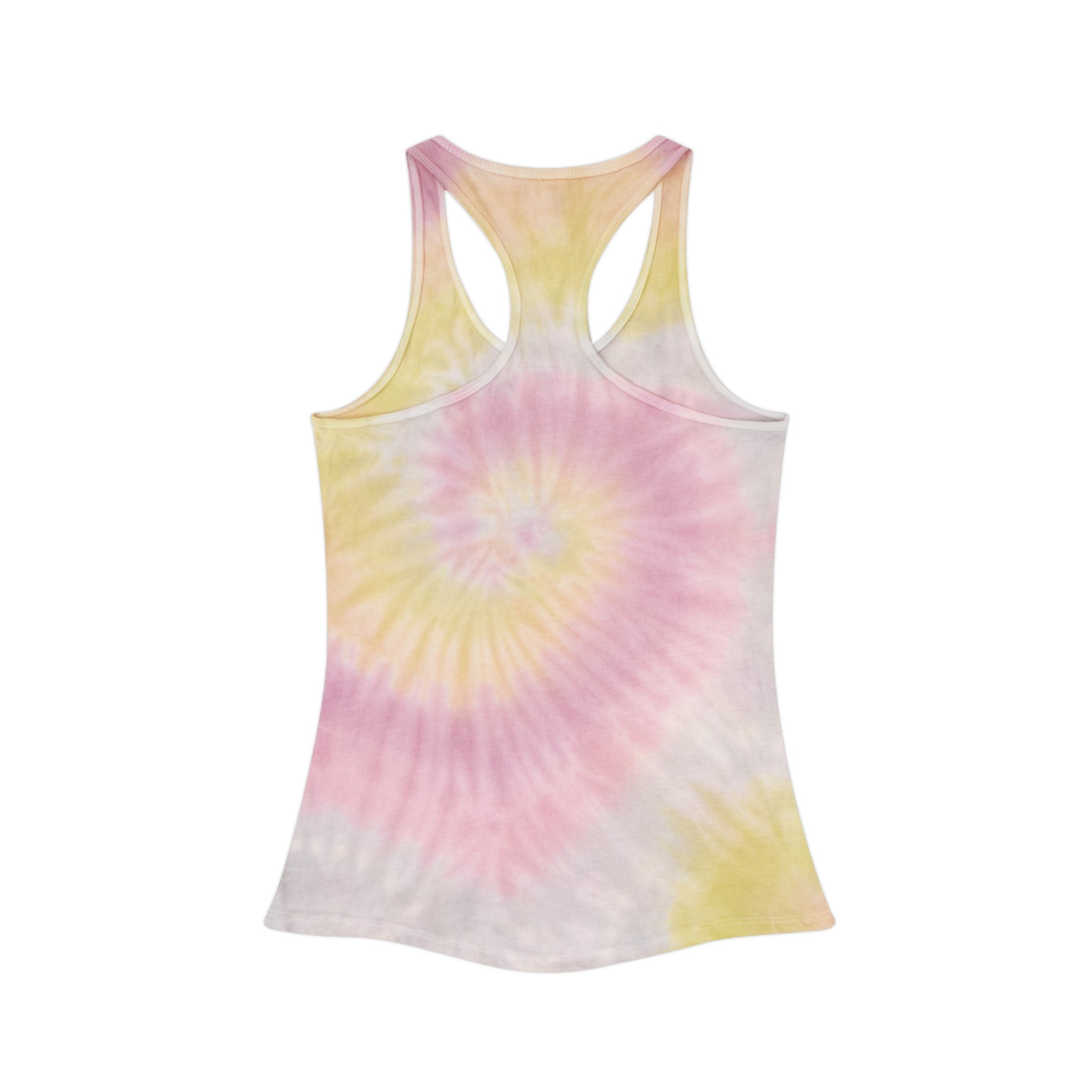 BYOE Bring Your Own Energy Tie Dye Racerback Tank Top | Callie Gulikson quote tank top