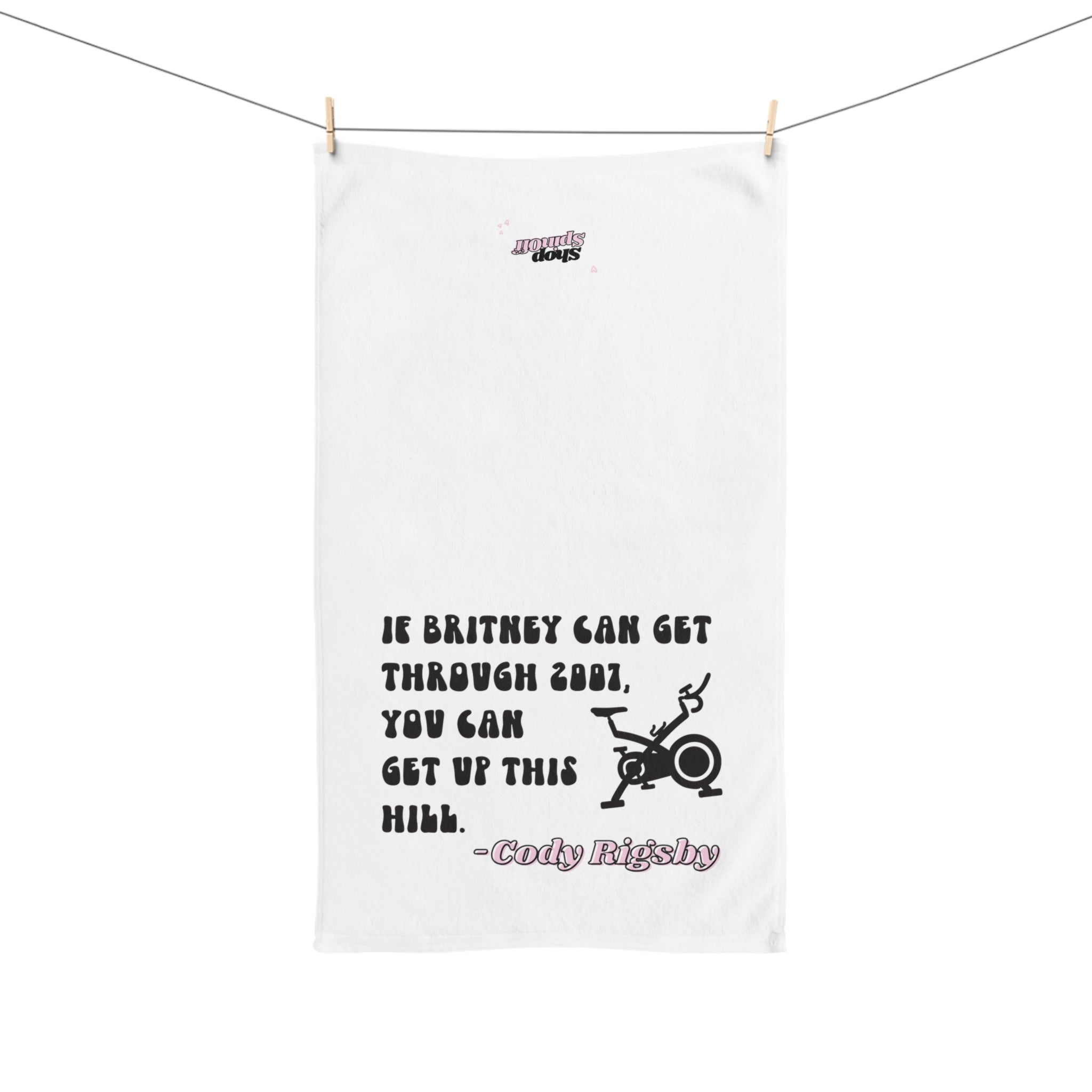 Britney 2007 Hand Towel | Cody Rigsby Inspired Workout Towel