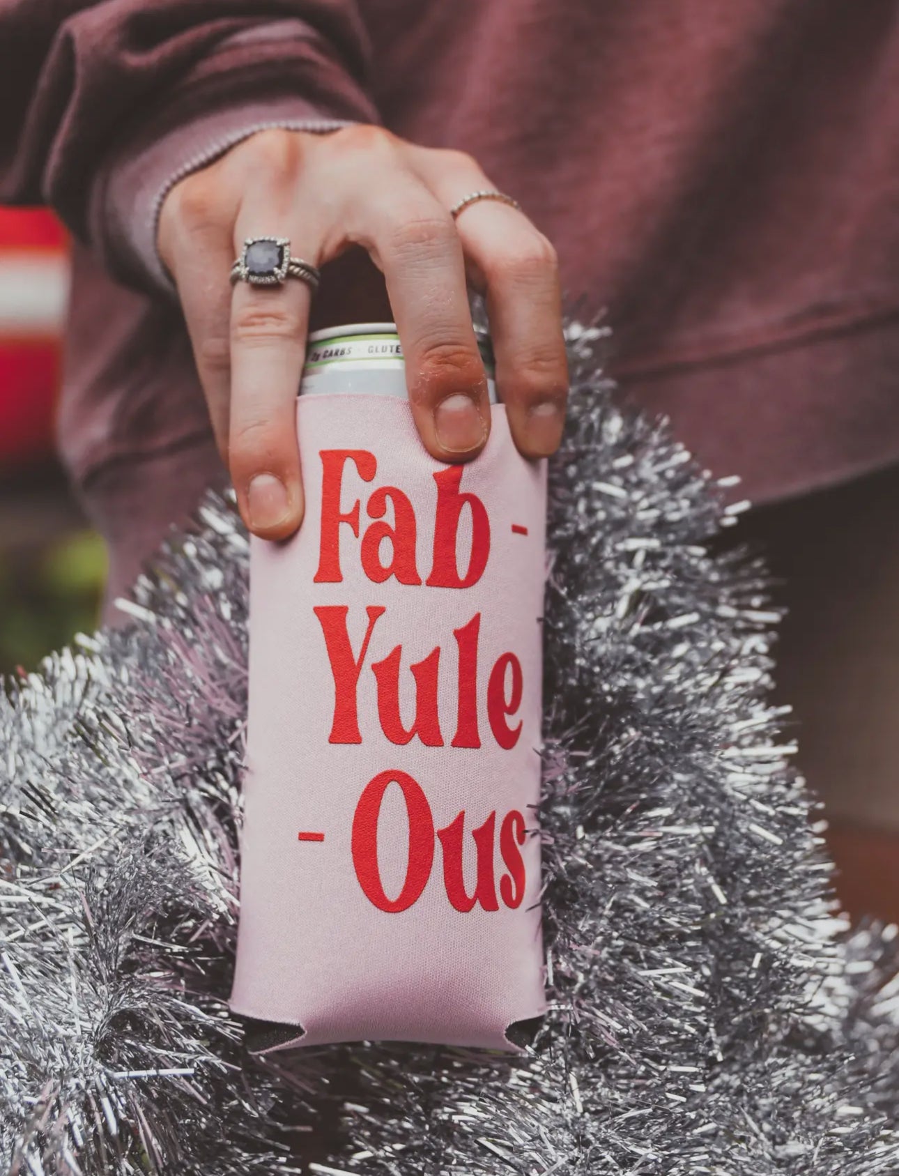 Fab-Yule-Ous Tall Drink Sleeve