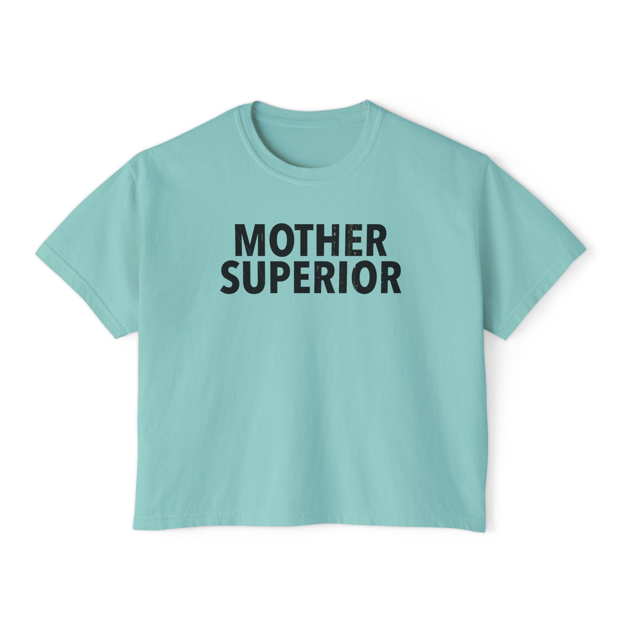 Mother Superior Women's Baggy Crop Tee | Mother's Day Gift 💝