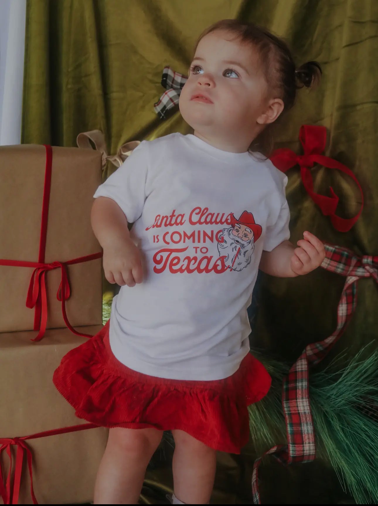 Santa Claus is coming to Texas Toddler Tee