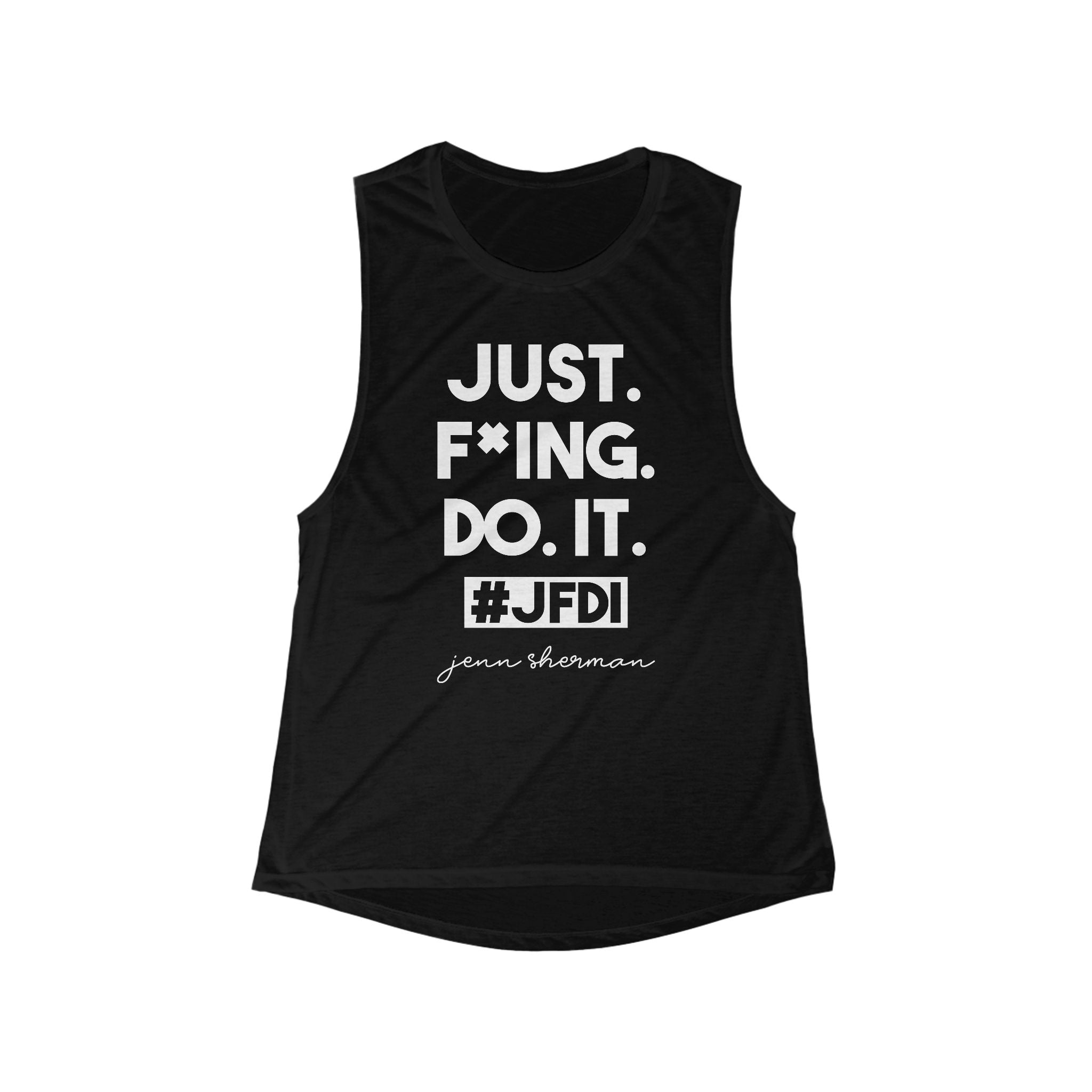 JFDI Jenn Sherman Women's Flowy Scoop Muscle Tank