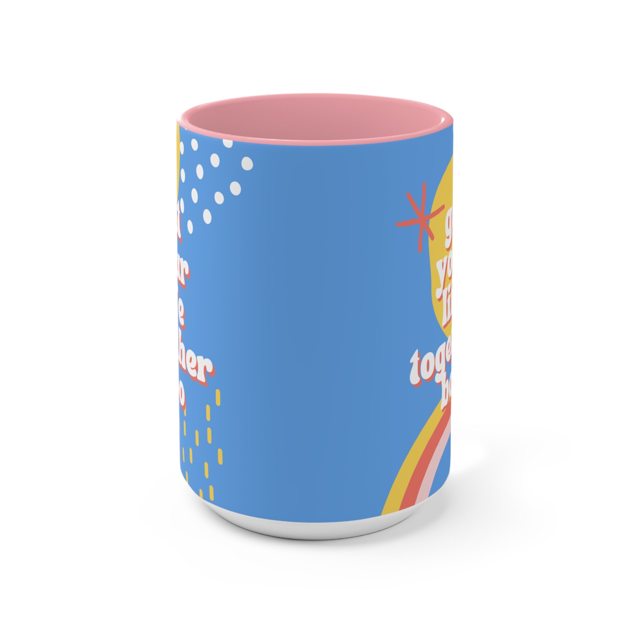 Get Your Life Together Boo Accent Mug | Colorful happy coffee mug | Cody Rigsby Quotes