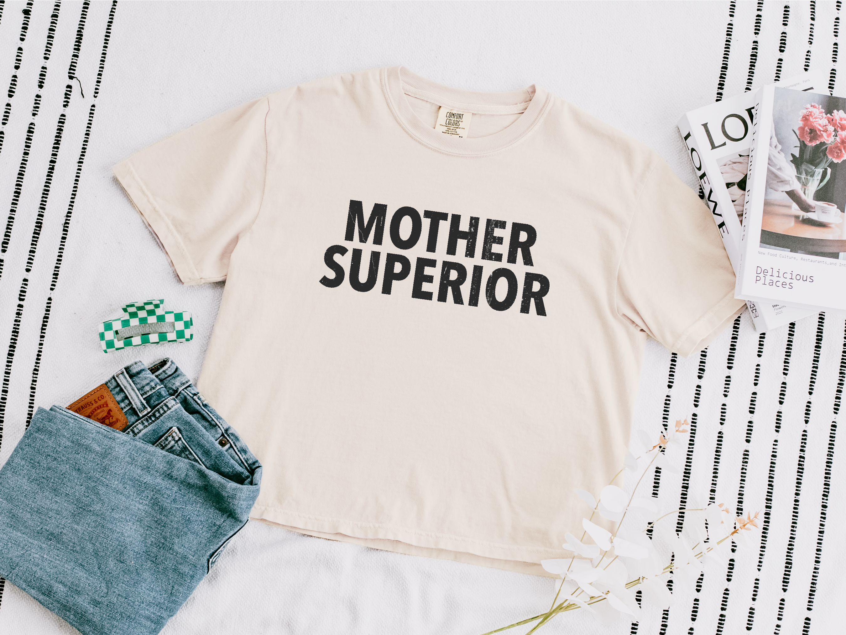 Mother Superior Women's Baggy Crop Tee | Mother's Day Gift 💝