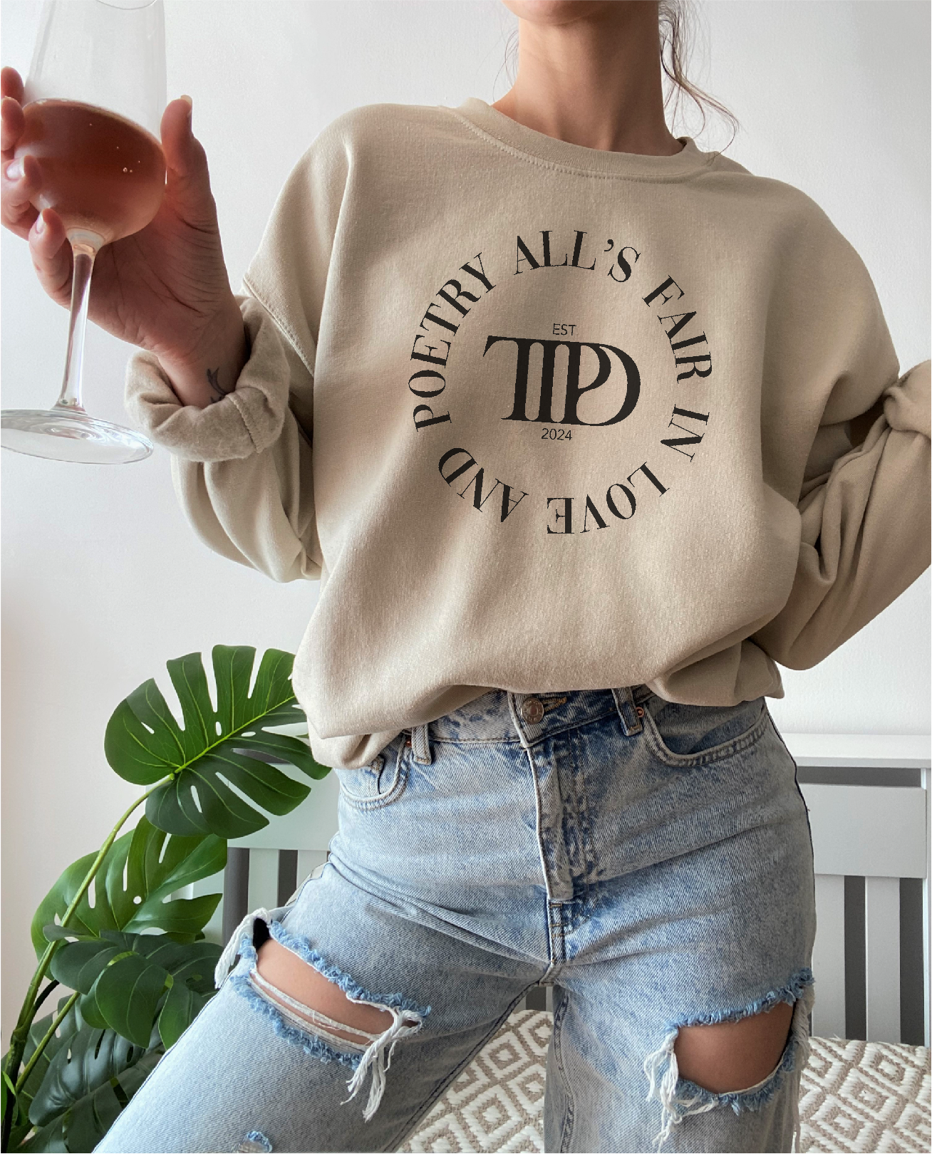 Taylor Swift Tourtered Poets Department Sweatshirt | All's Fair In Love and Poetry